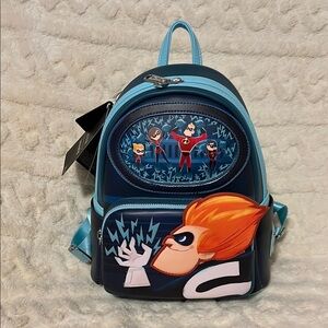 Loungefly Disney Pixar Moments Incredibles Syndrome Glow in the Dark  PRICE FIRM